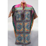 Indian Banjara tunic, profusely embroidered in typical colourful manner with additional mirror