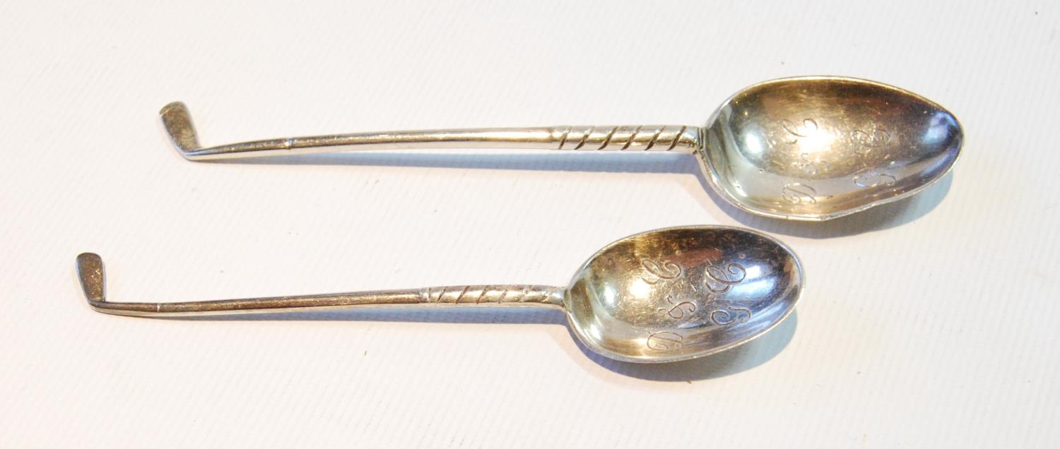 Set of six Queen's pattern silver teaspoons, Glasgow 1871, various others, napkin rings and other - Image 10 of 14