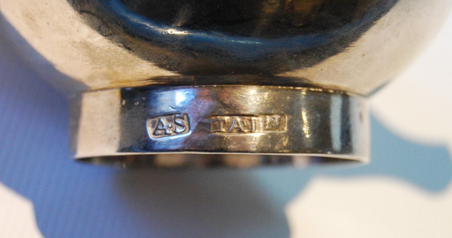 Tain: silver rare quaich of typical style, the grips inscribed 'squab as i' ('sweep it up') and ' - Image 3 of 7