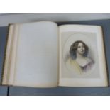 KIRKLAND MRS.  The Book of Home Beauty. 12 tinted litho port. plates of "American Ladies". Quarto.