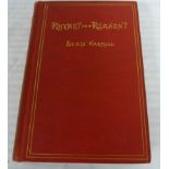 "LEWIS CARROLL".  Rhyme? & Reason? Illus. by A. B. Frost & H. Holiday. Orig. red cloth gilt. 1st