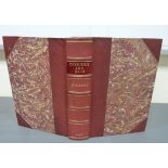 DICKENS CHARLES.  Dombey & Son. Illus. by H. K. Browne as called for. Rebound half red morocco,