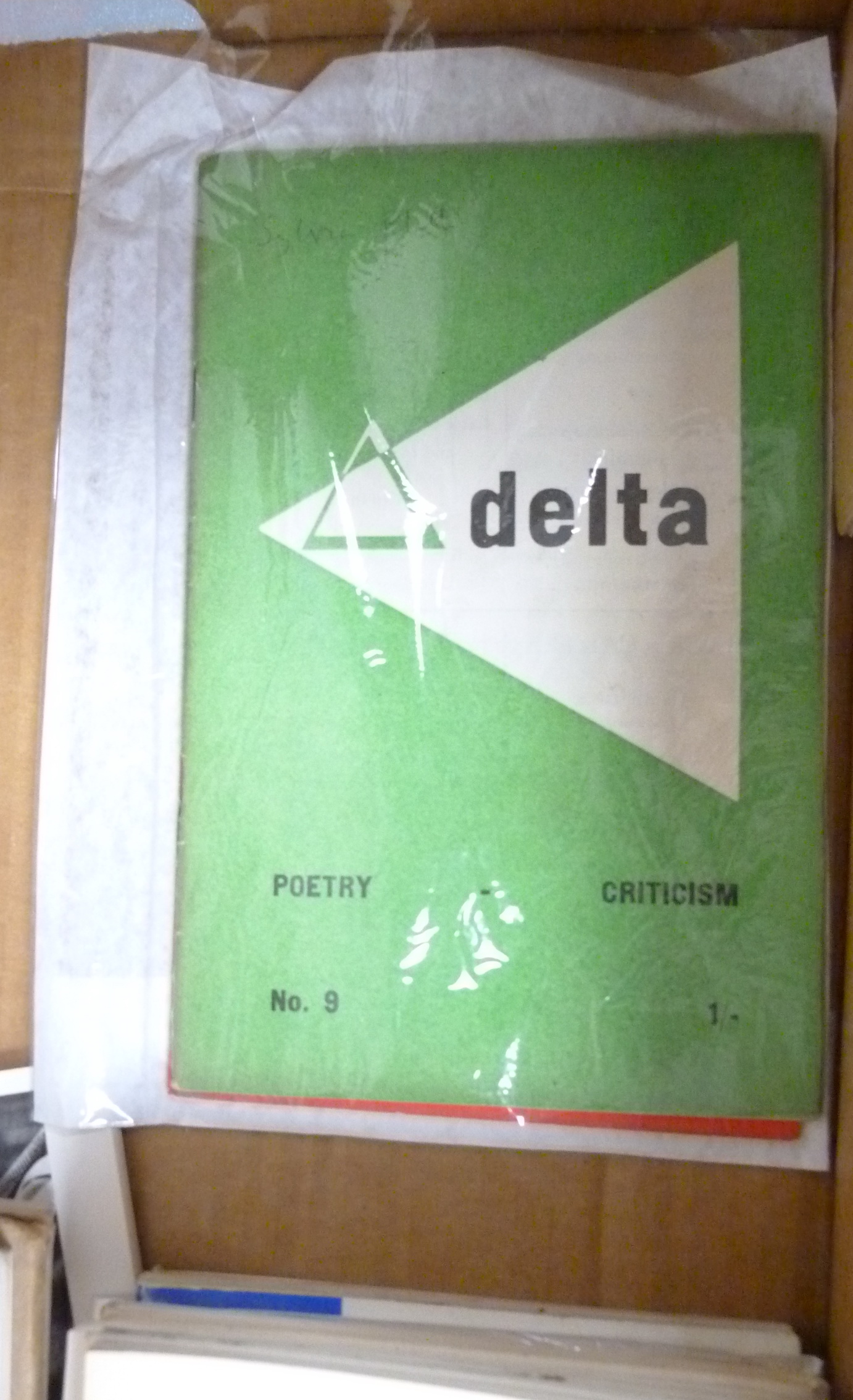Literary Periodicals.  2 issues of Cambridge periodical Delta with Sylvia Plath (No. 9, Summer 1956) - Image 2 of 4
