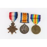 Medals of K19860 Stoker 1st Class A T Green of the Royal Navy, comprising WWI war medal, Victory