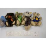 Danbury Mint Steiff full set of the Steiff Four Seasons Bears comprising 654473 Sunny (Summer)