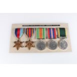 Medals of 2880679 Warrant Officer 2nd Class Joseph L Potter of the 9th Battalion/116th Regiment