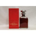 HENNESSY Napoleon Cognac in square glass "Library" decanter with label, 40% abv 70cl, boxed.