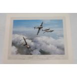 ROBERT TAYLOR (b1951),  Hurricane,  Print, pencil signed first edition print signed by Wing