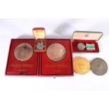 Women's Volunteer Service medal [unnamed] in Royal Mint issue box, a Association of British Travel