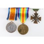 Medals of 2919/43508 Private Charles D Douglas (KIA 20/9/18, aged 21) of the 2nd/6th Battalion