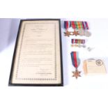 Medals of Major John Sneddon Swan of the RIE Royal Indian Engineers including WWII war medal with