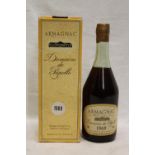 DOMAINE DE PAPOLLE Armagnac 1969 44% abv 70cl, boxed.