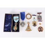 Masonic interest, jewels including Golden Jubilee 1887, Royal Masonic Institution For Girls 1969