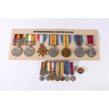 Medals of 5394 Corporal/Sergeant/Company Sergeant Major/ Warrant Officer 2nd Class Alexander