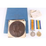 Medals of 3843/241357 Private David Gill of the 1st/5th Battalion Gordon Highlanders DOW 29.4.1917