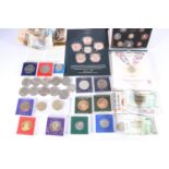 The Royal Mint UNITED KINGDOM Elizabeth II proof coin collection year set 1983, five pound £5 crowns
