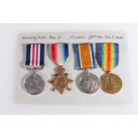 Medals of 2299/300628/S6491 Private Samuel Clark MM of the 1st/8th Battalion The Argyll and