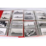 A collection of around 500 postcards of naval ships, submarines, battleships, and shipping interest,
