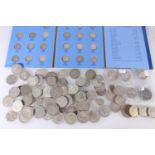 UNITED KINGDOM 500 grade silver coinage 1920-1946 including 1935 rocking horse crown, two 1937