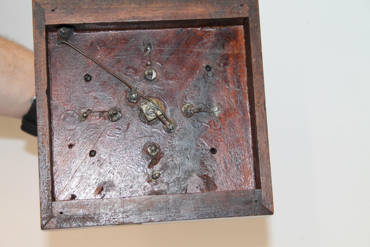 A General Post Office electrical instrument with central bulb housed in a mahogany case stamped GPO, - Image 2 of 2