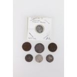 SCOTLAND Charles I (1567-1625) silver forty pence Scots of S5576-5580 type and four silver twenty