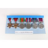 Medals of Staff Sergeant A W Burchmore of the Royal Army Medical Corps, comprising George VI Army