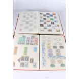 GB stamp collection 1840-2005 held within two Briefmarken stockbook albums including QV 1d penny