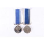 Two Police long service and good conduct LSGC medals, the first of Sergeant Clifton T Wills,