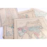 A group of Gall and Inglis of Edinburgh maps including South Africa, World, Africa, Scotland,