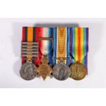 Medals of Lieutenant/Captain/Major Charles Gilbert Dingwall Huggins of the Royal Irish Rifles and
