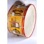 A Scottish Argyll and Sutherland Highlanders (Princess Louise's) drum with painted decals