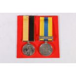 Medals of 3504 Private J Cotterell of the 1st Battalion The Seaforth Highlanders, comprising
