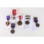 UNITED STATES OF AMERICA USA. American purple heart medal [unnamed], bronze star for heroic or