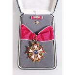 United States of America USA, a Commander of the Legion of Merit gilt metal enamelled neck badge, in