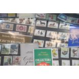 GB mint stamp presentation packs including British Ships, High Value Decimal Issue, High Value