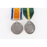 Medals of 2250/290073 Sergeant William Findlater of the 7th Gordon Highlanders, comprising WWI war