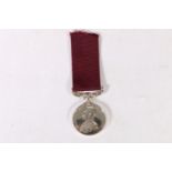 Medal of 9055 Private John William Hooker of the 7th Battalion Duke of Cornwall's light Infantry,