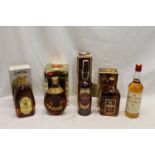 Five bottles of whisky including THE SINGETON OF AUCHROISK 1981 single malt Scotch whisky 70cl,