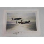 ROBERT TAYLOR (b1951),  Memorial Flight,   Print, pencil signed, published by The Military Gallery