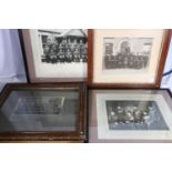Four framed Police related photographic prints including The Chief Officers Of Police Of The Lothian