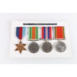 Medals of 66971 T H Starling of the South Africa Forces, comprising Africa Service medal [66971 T