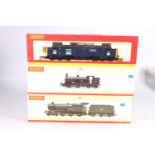 Three Hornby OO gauge model railways locomotives including R2404 DCC Ready 4-6-0 Grange Class