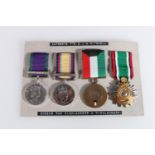 WITHDRAWN: Medals of 24759078 Private David John Archibald Mitchell of the Queens Own Highlanders c