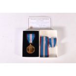 Elizabeth II Golden Jubilee medal 2002 [un-named] in Royal mint issue case with certificate of