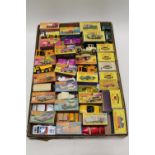 Matchbox 75 series diecaste model vehicles including: 34 Chevy Pro Stocker; 39 Rolls Royce; 44