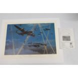 ROBERT TAYLOR (b1951),  Duel In The Dark,   Print, pencil signed limited edition 39/100 with