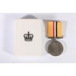 Medal of 25148592 Fusilier J N Tiqatabua of the Royal Highland Fusiliers , comprising Iraq medal