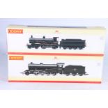 Two Hornby DCC Ready OO gauge model railways locomotives including R2712 4-4-0 Class T9 tender