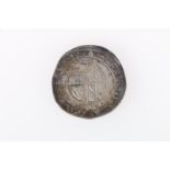 ENGLAND Charles I (1625-1649) silver half crown, hammered issue?, mm triangle (1639-40). The