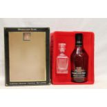 HIGHLAND PARK Limited Edition Crystal Decanter gift set with HIGHLAND PARK 12 year old single malt